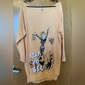 Halloween Graphic Sweater Dress size Small